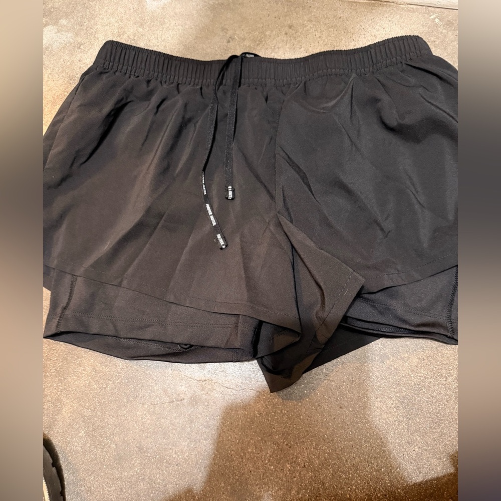 Puma Black Athletic shorts with liner
